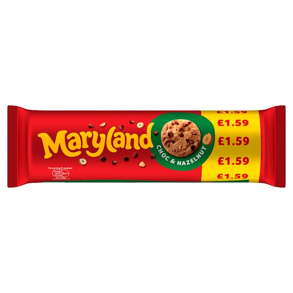 Maryland Cookies Choc & Hazelnut Cookies 200g