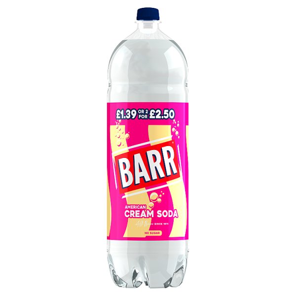 Barr American Cream Soda 2L
