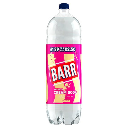 Barr American Cream Soda 2L