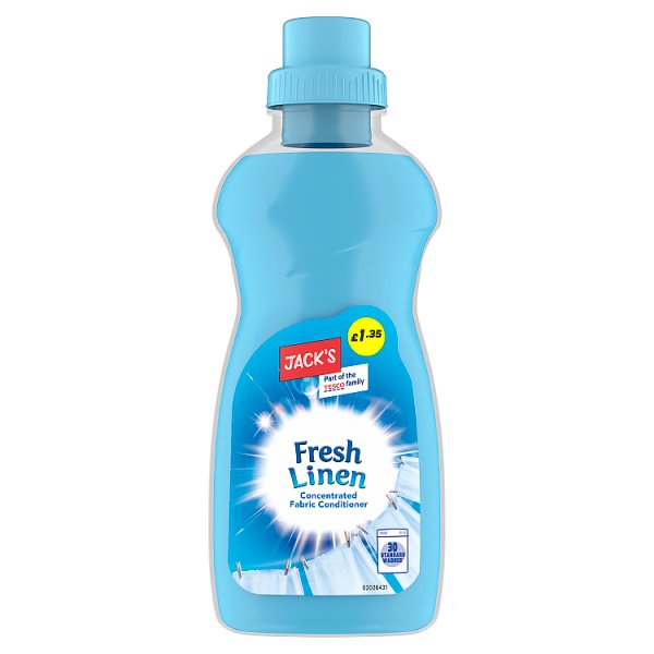 Jack's Fresh Linen Concentrated Fabric Conditioner 30 Washes 750ml