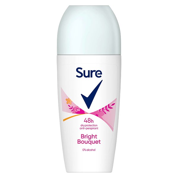 Sure Anti-Perspirant Roll On Bright Bouquet 50 ml