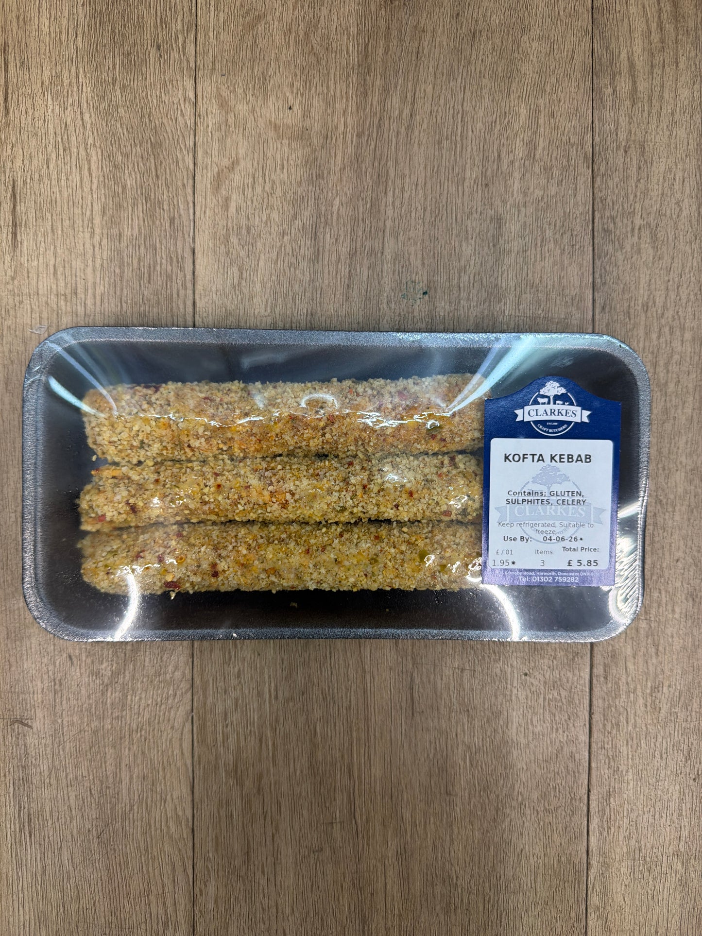 Clarkes Butchers Kofta Kebabs