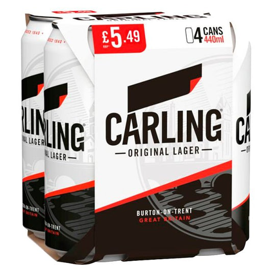 Carling Lager 4x440ml