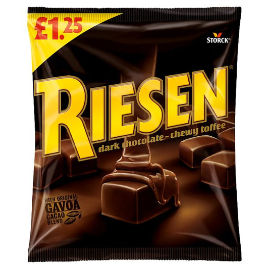 Riesen Dark Chocolate Chewy Toffee 110g