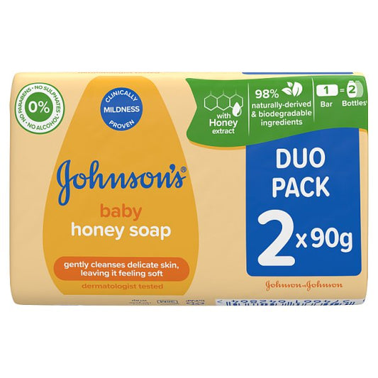 Johnson's Baby Honey Soap Duo 2x90g