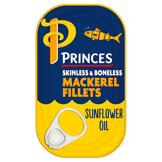 Princes Mackerel Fillets Sunflower Oil 125g