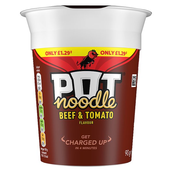 Pot Noodle Standard Pot Beef & Tomato 90g