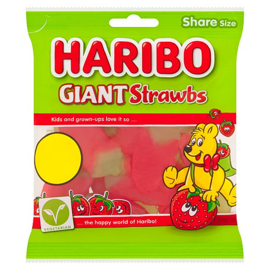 HARIBO Giant Strawbs 154g