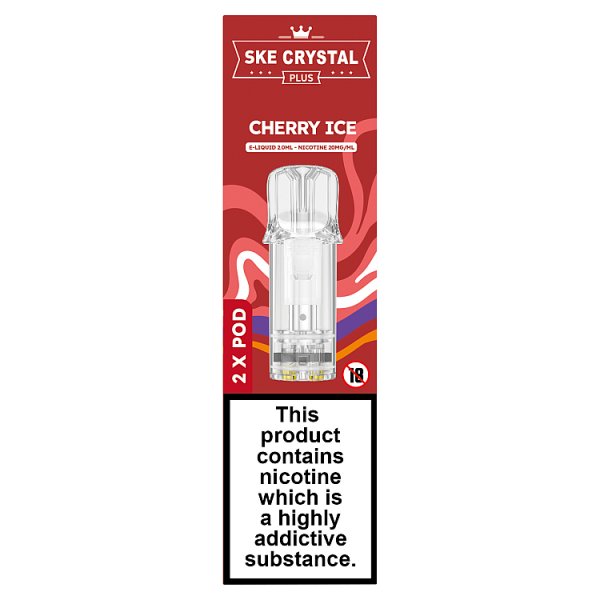 SKE Crystal Plus Cherry Ice 2 x Pod