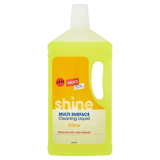 Jack's Shine Multi Surface Cleaning Liquid Citrus 1 Litre