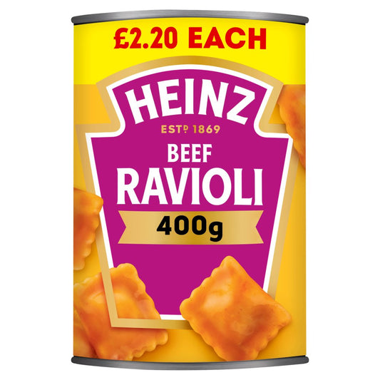 Heinz Beef Ravioli in Tomato Sauce 400g