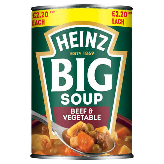 Heinz Big Soup Beef & Vegetable 400g