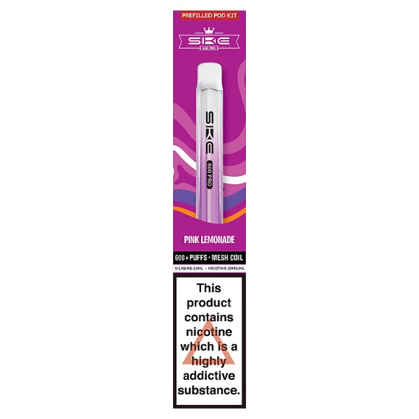 SKE Crystal 600 Pro Pink Lemonade Prefilled Pod Kit