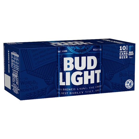 Bud Light Beer 10x440ml