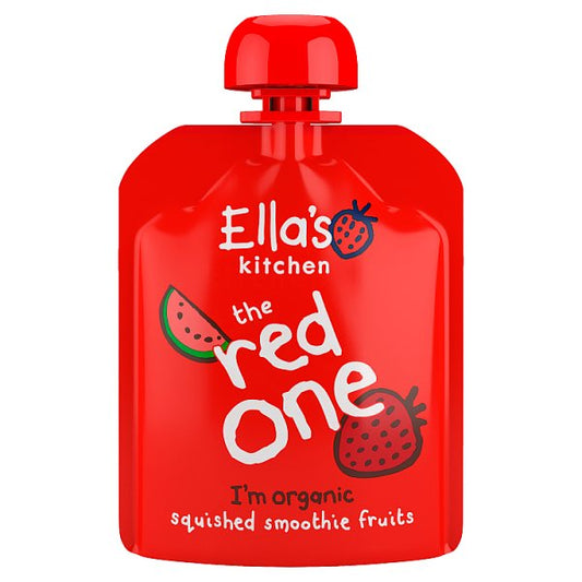 Ella's Kitchen Organic The Red One Smoothie Baby Food Pouch 6+ Months 90g