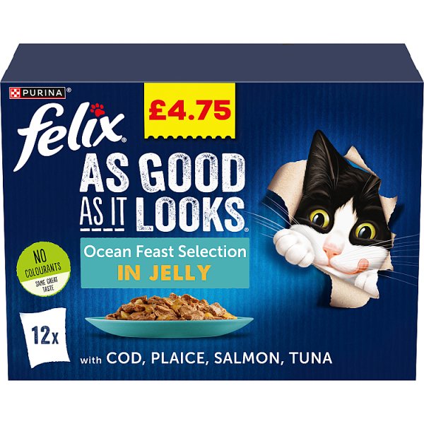 Felix Ocean Feast Selection in Jelly 12 x 100g (1.2kg)