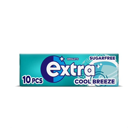 Extra Cool Breeze Chewing Gum Sugar Free 10 pieces