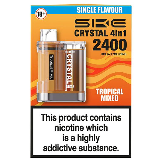 SKE Crystal 4in1 Tropical Mixed 4 x 2ml (20mg)