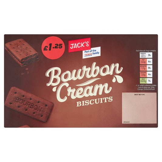 Jack's Bourbon Cream Biscuits 400g