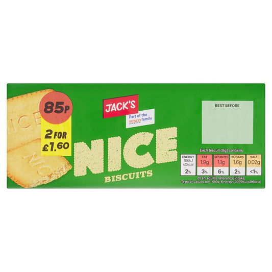 Jack's Nice Biscuits 200g