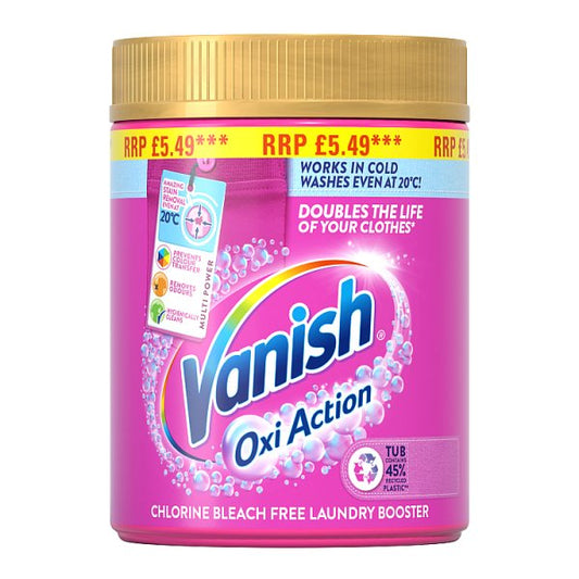 Vanish Laundry Booster and Stain Remover Powder Colours 470g