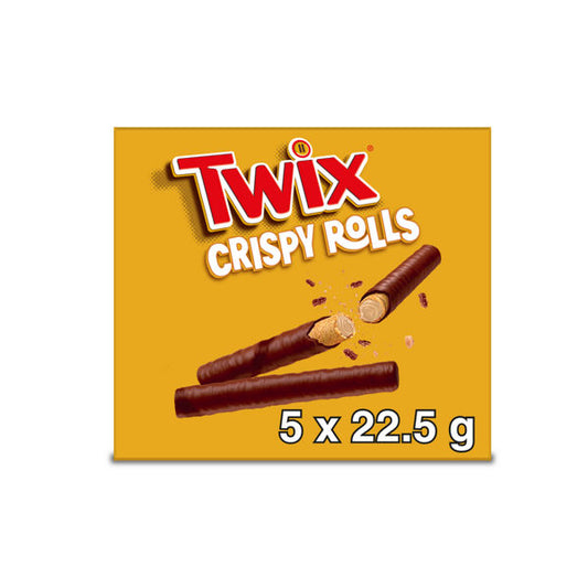 Twix Crispy Rolls 5pk 112.5g