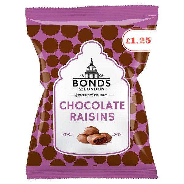 Bonds of London Chocolate Raisins 75g