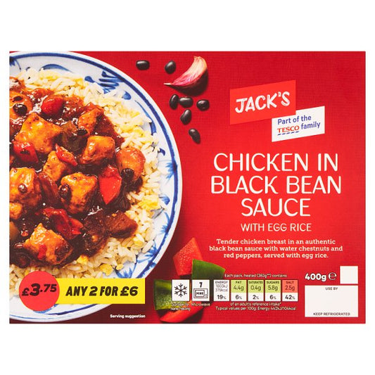 Jack's Chicken in Black Bean Sauce with Egg Rice 400g