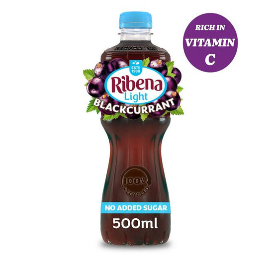 Ribena Blackcurrant Not Added Sugar Juice Drink 500ml