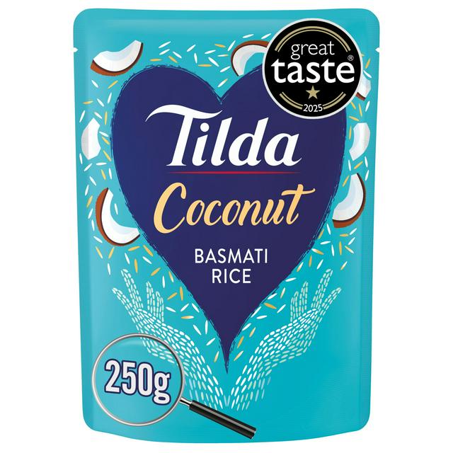 Tilda Microwave Rice Coconut Basmati 250g