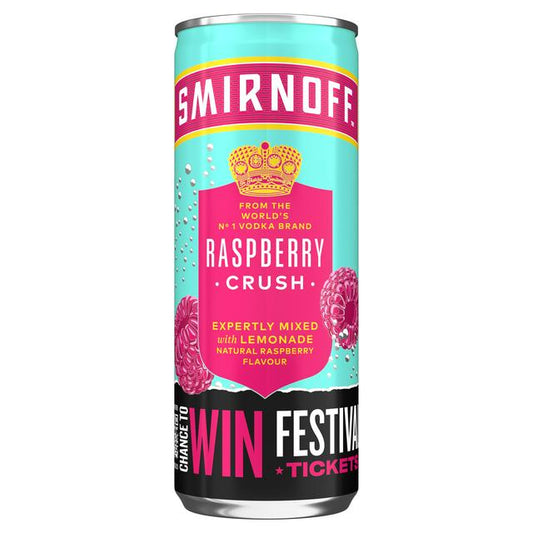 Smirnoff Raspberry Crush & Lemonade 250ml