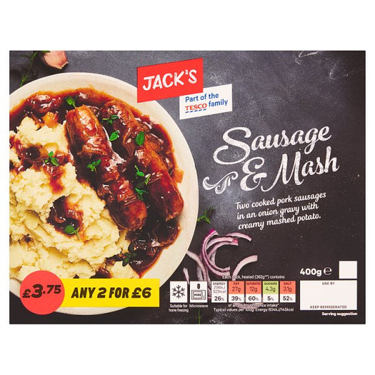 Jack's Sausage & Mash 400g