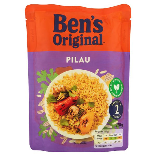 Bens Original Pilau Microwave Rice 220g