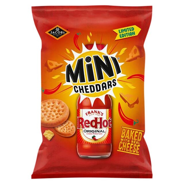 Jacob's Limited Edition Franks Hot Sacue Mini Cheddars 90g
