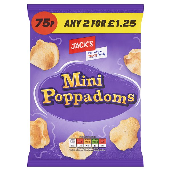 Jack's Mini Poppadoms 30g