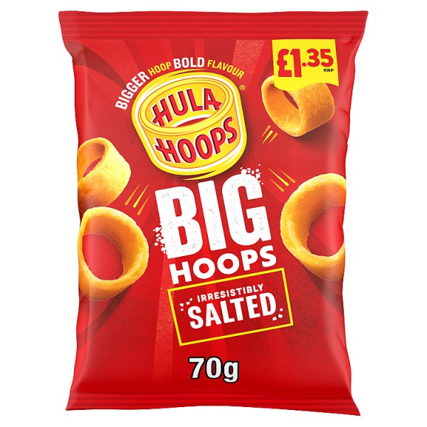 Hula Hoops Big Hoops Salted Crisps 70g