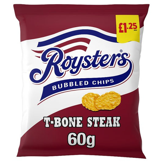 Roysters T-Bone Steak Crisps 60g