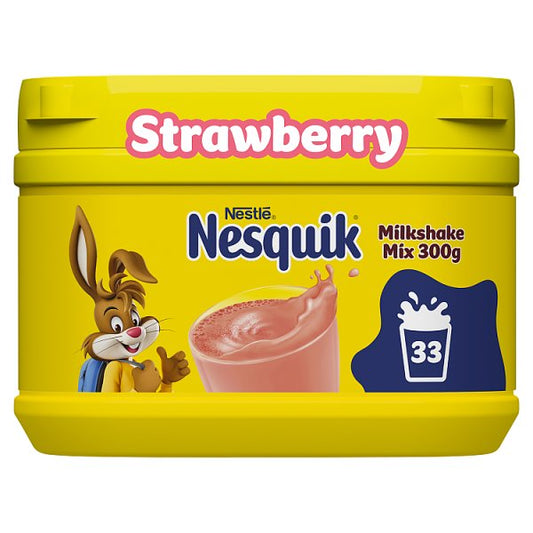 Nesquik Strawberry Flavour Milkshake Mix 300g