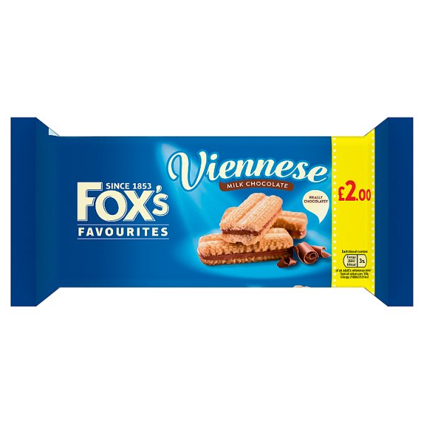 Fox's Favourites Viennese Milk Chocolate 120g