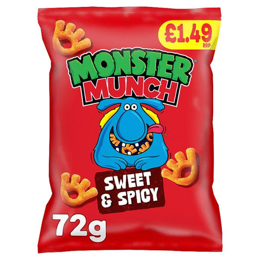 Walkers Monster Munch Sweet & Spicy 72g