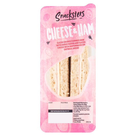 Snacksters Cheese & Ham Sandwich