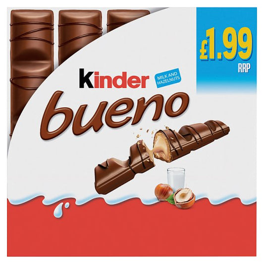 Kinder 5 Bueno Milk & Hazelnut 107.5g