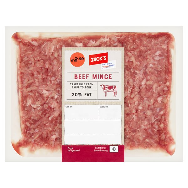 Jack's Beef Mince 400g