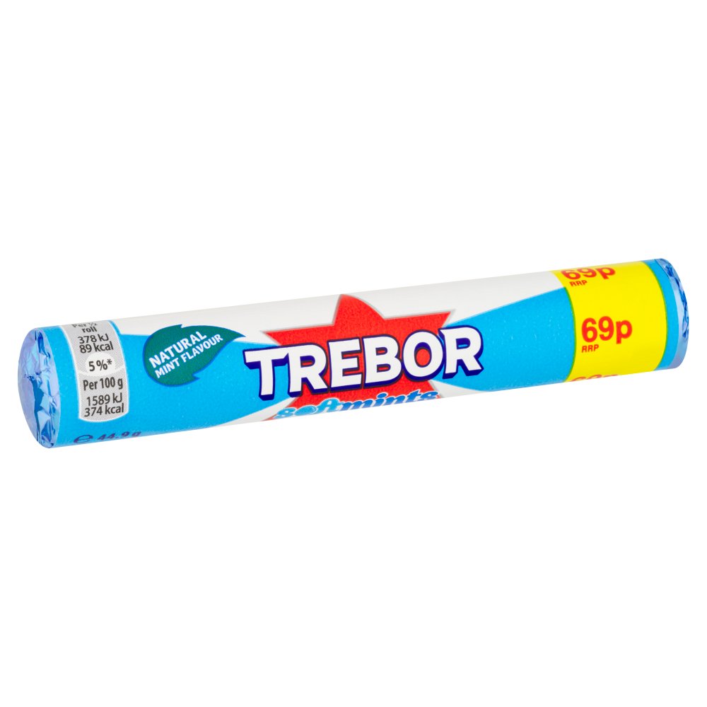 Trebor Softmints Spearmint Mints Roll 44.9g