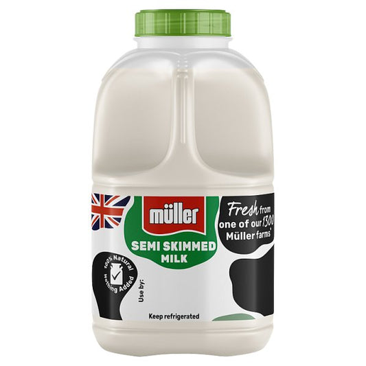 Müller Semi Skimmed Milk 568ml