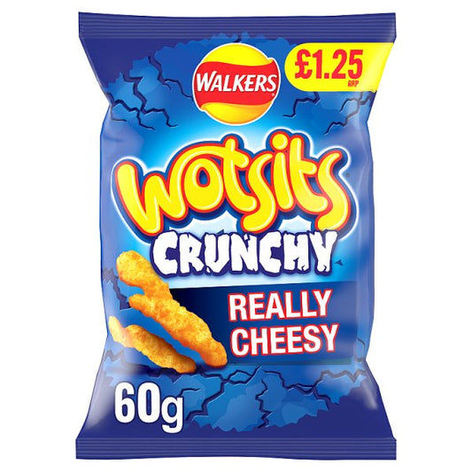 Walkers Wotsits Crunchy Really Cheesy 60g