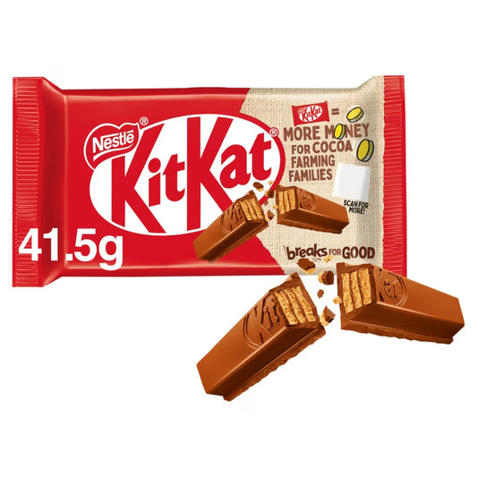 KitKat 4 Finger Milk Chocolate Bar 41.5g