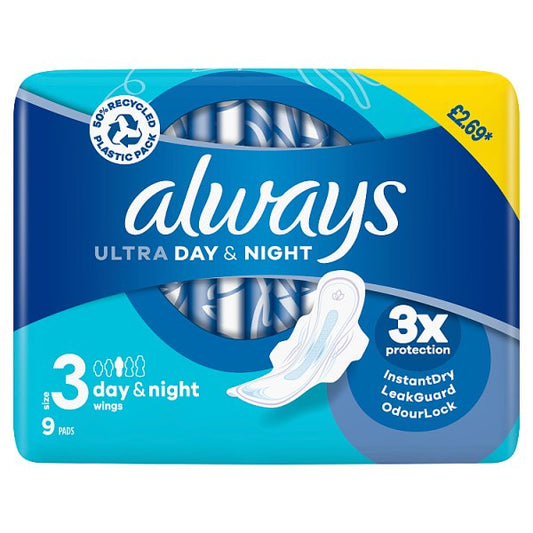 Always Ultra Day & Night Pads (S3) Wings x9