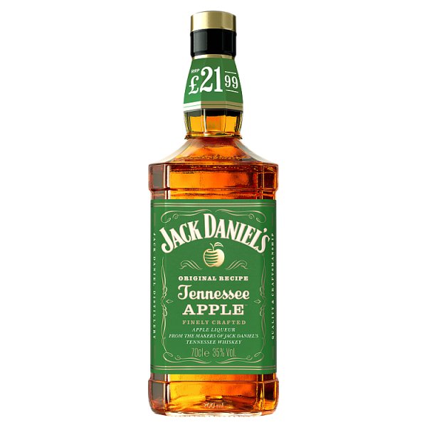 Jack Daniel's Tennessee Whiskey Blended with Apple Liqueur 70cl