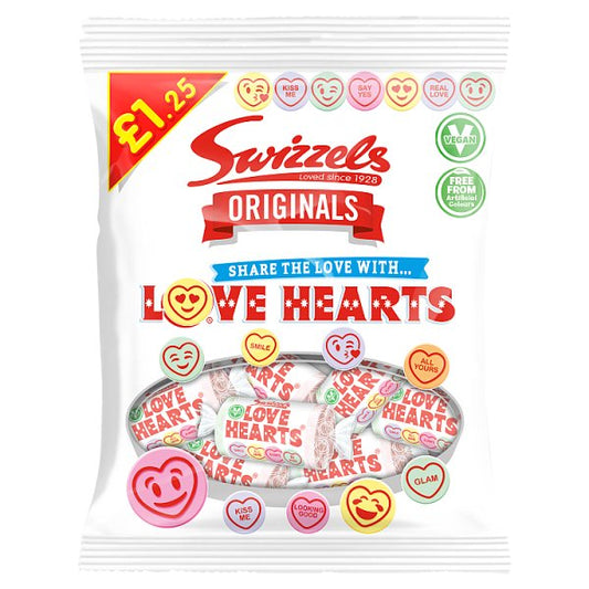 Swizzels Originals Love Hearts 125g